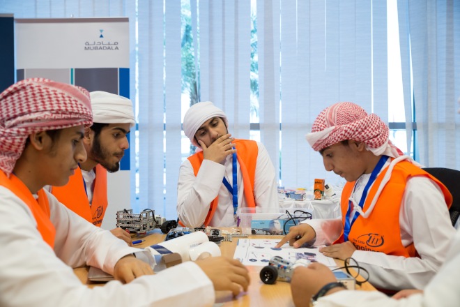 An educational event organized by Airbus, United Arab Emirates