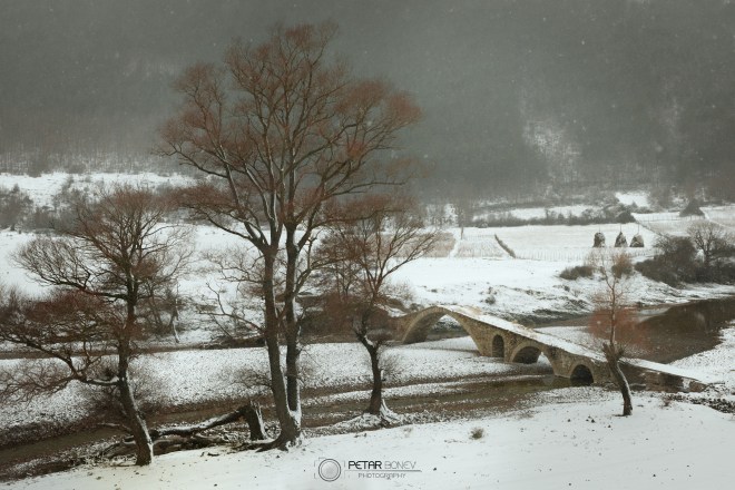 The Roman bridge near Kardzhali, Bulgaria